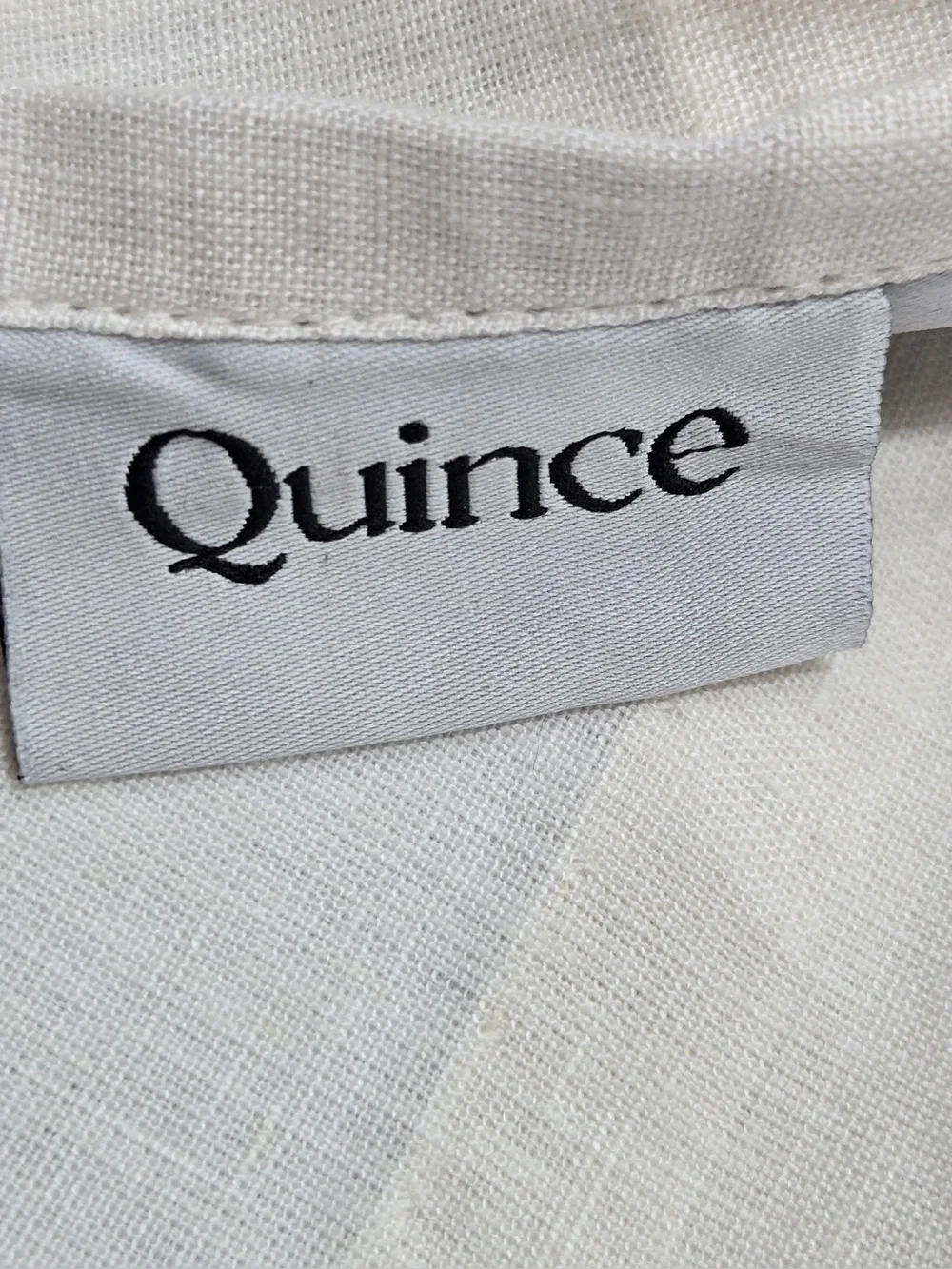 NWT QUINCE Set Of 2 48x96 European Linen True Blackout Curtains White 0474